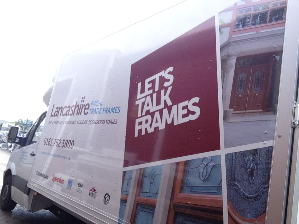 LancsTrade's tweet photo. Have you seen our van about today? Give us a #Friday wave!
#solidsense #windows #doors #Bury https://t.co/X2rjWVAv7C