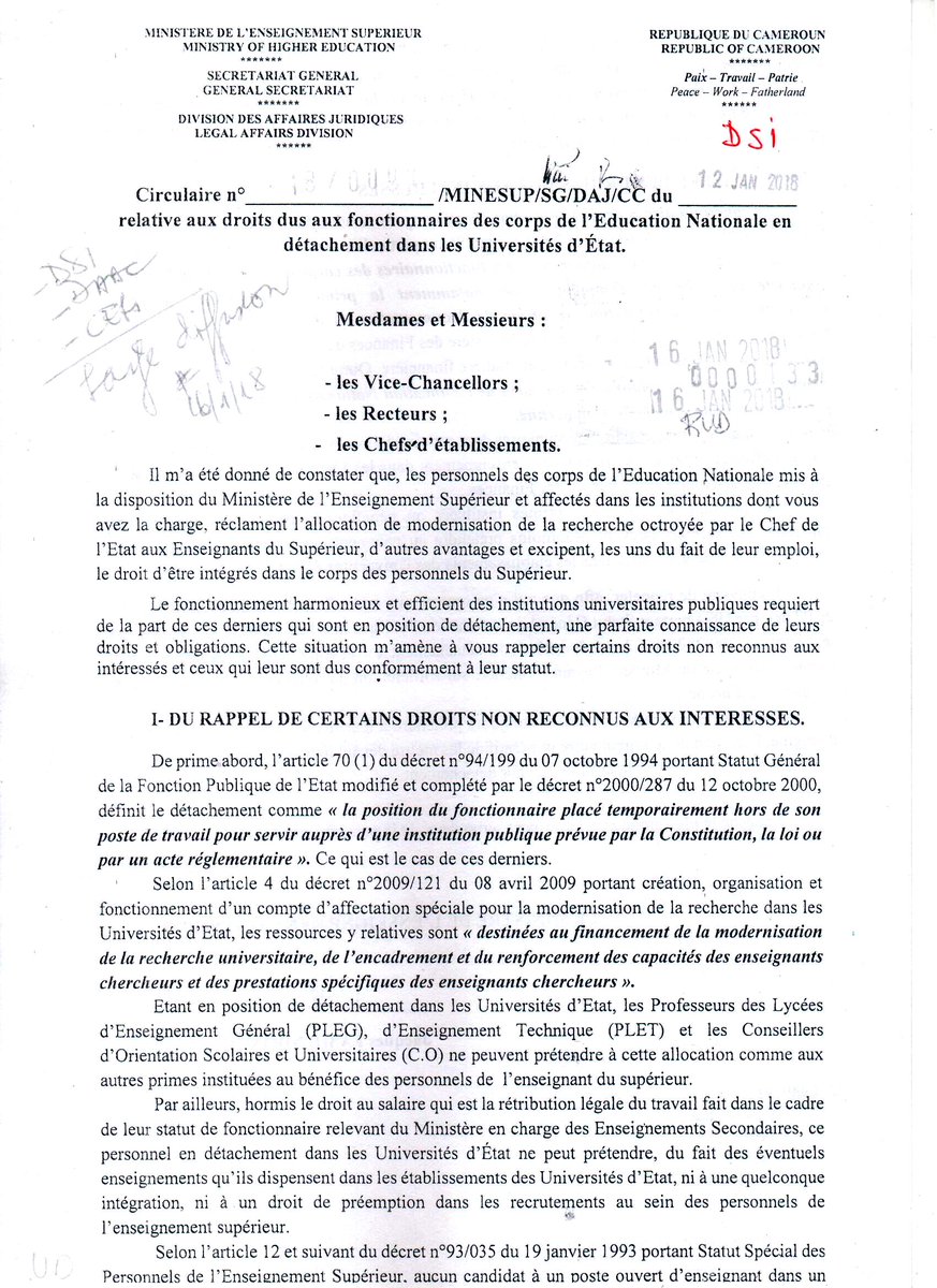 quitus universit de douala quitus universit de douala