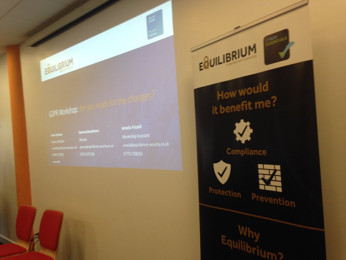 EquilibriumSS's tweet image. Kicking off our #GDPRWorkshop #dataprotection #cybersecurity #Birmingham