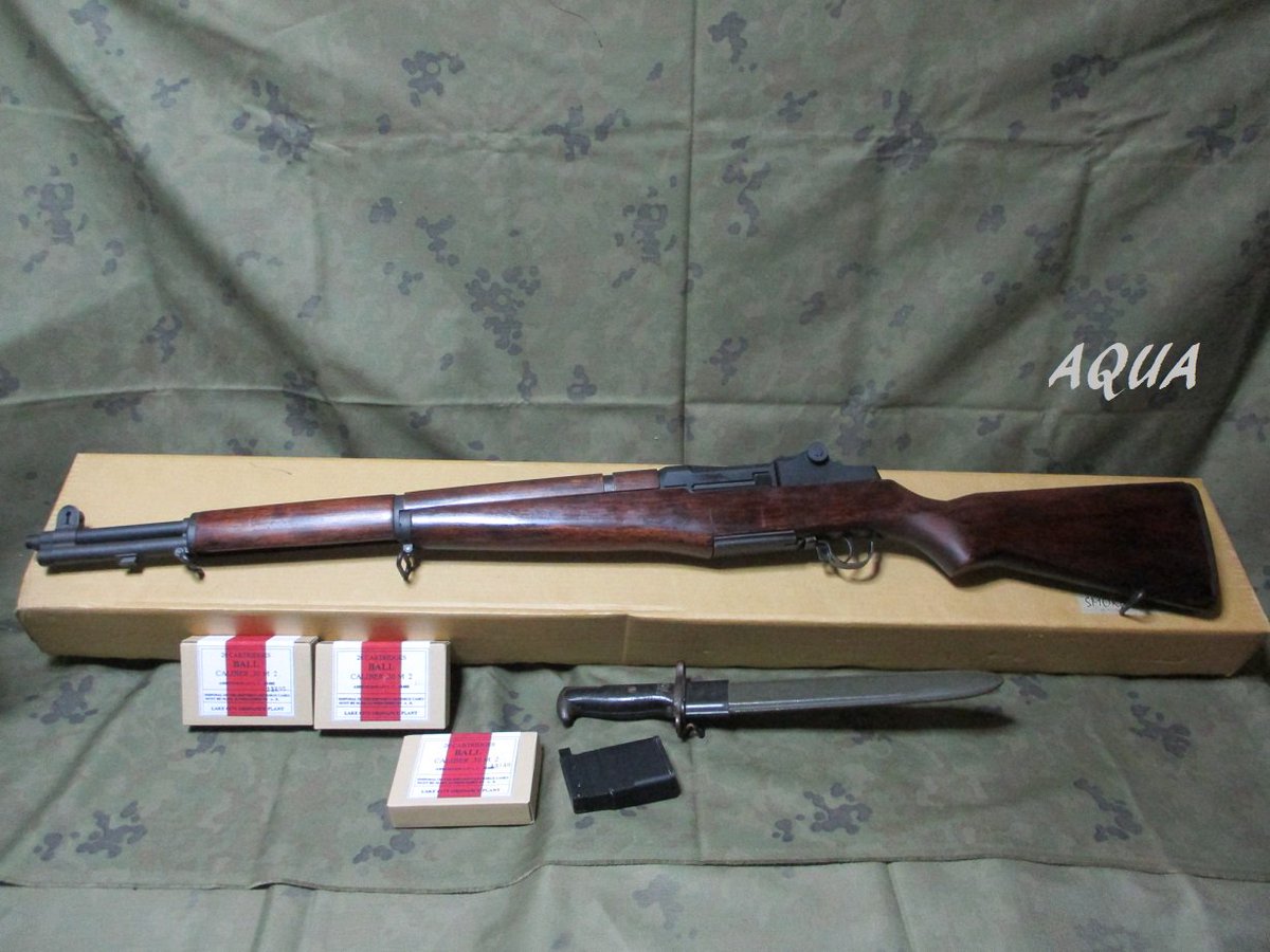 Aqua Twitterissa スモーキーズガンファクトリー M1ガーランドをおまけ付きで出品中 ゲーム向きでは有りませんがスチール アルミを使った良い物です ダミー弾もクリップごと挿入可 薬室には装填不可 オークションはこちらからhttps T Co Tigb2gpisr 宜しくお願い