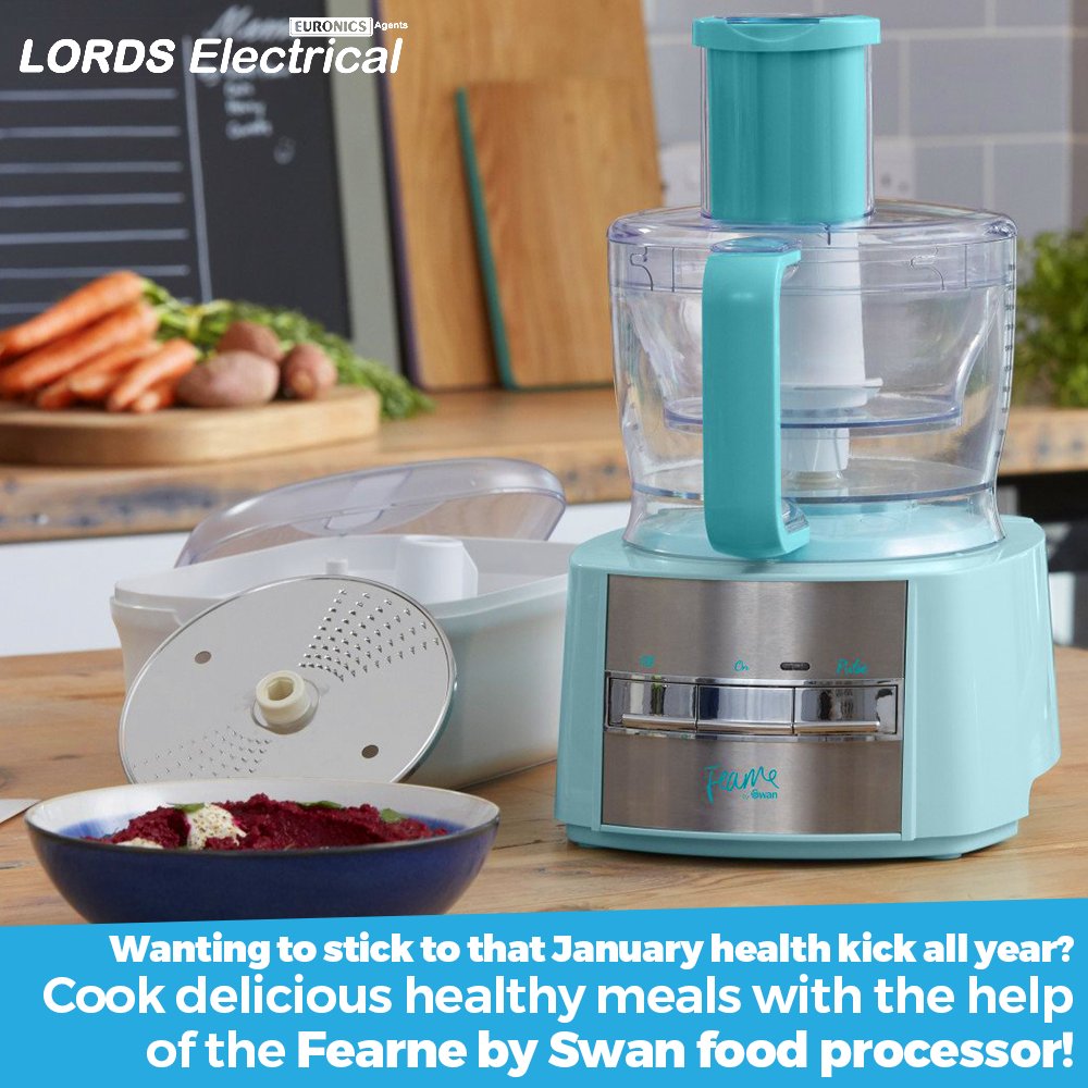 Congratulations to all those who have remained committed to their January health kick! If you plan to continue your healthy lifestyle, why not invest in a Fearne by Swan food processor!? It’s perfect for helping to make healthy food for all the family. bit.ly/2E37qw3