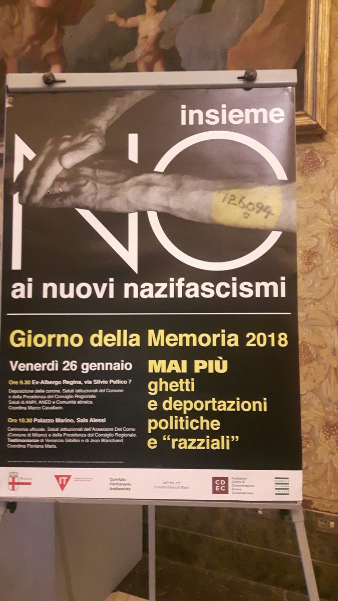 Saravalmaggi's tweet photo. A Palazzo Marino con tanti ragazzi delle scuole di #Milano per onorare  #Giornodellamemoria, giorno ancor più significativo in tempi in cui non è così scontato non si ripeta tragedia del passato. https://t.co/IDyWksocrs