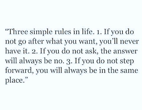 wordstionary's tweet photo. Three simple rules in life https://t.co/j73x5TCHOa