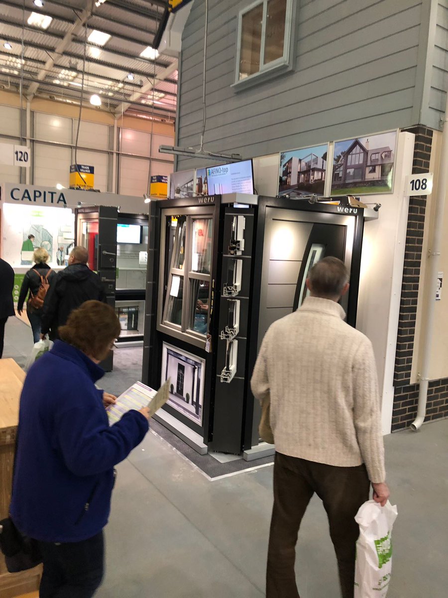 WeruWindows's tweet photo. #GoodMorning Swindon! @WeruWindows are ready to welcome you @NSBRC Come and see us at #Stand108 to receive a special show #discount with 5% off 🏠⚒️🚪🔧🏗️ #HighPerformance #EnergyEfficient #GermanEngineering #windows #doors #PatioSolutions #bifold #Blinds #SelfBuild #EcoHome https://t.co/ZDdUrTMIHP
