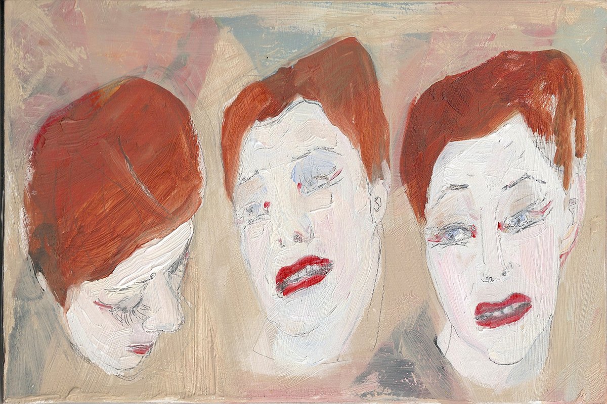 Portrait exchange this Saturday at Theatr Mwldan, 12-5 - come along to paint or be painted http://bit.ly/2Bw4lSg @EllieYoungArt