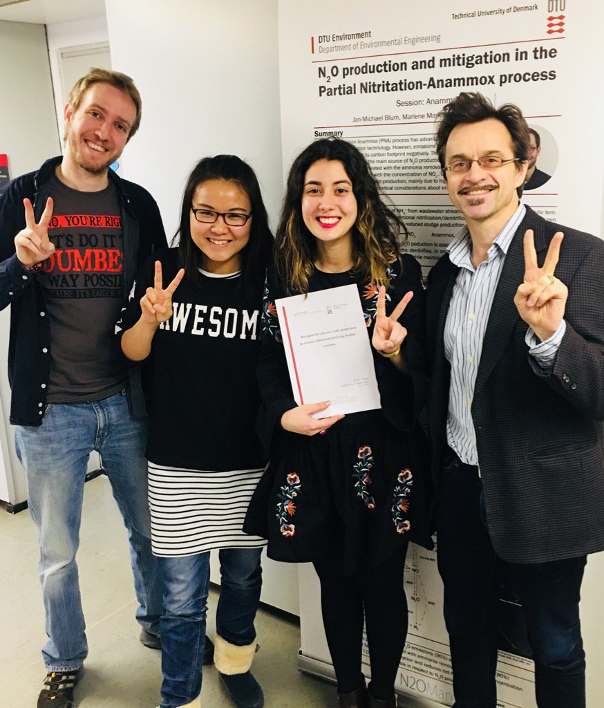 MetLab_AU's tweet photo. First successful MSc defense of the year @AntiaDepp on #MABR #N2O #nitritation #microprofile . 👍🍾 https://t.co/ufudfih2Ri