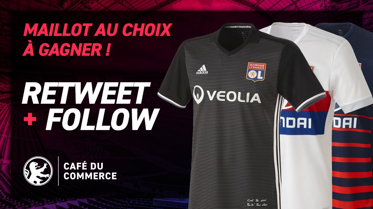 CafeCommerceOL's tweet photo. Un maillot de l'@OL à gagner pour notre 1er anniversaire ! 🎁
Au choix : domicile, extérieur, ou third 😍

➡️ Retweet + Follow @CafeCommerceOL

Tirage au sort le 6 février ! 🔴🔵 #OL #TeamOL https://t.co/iApePg5oyl
