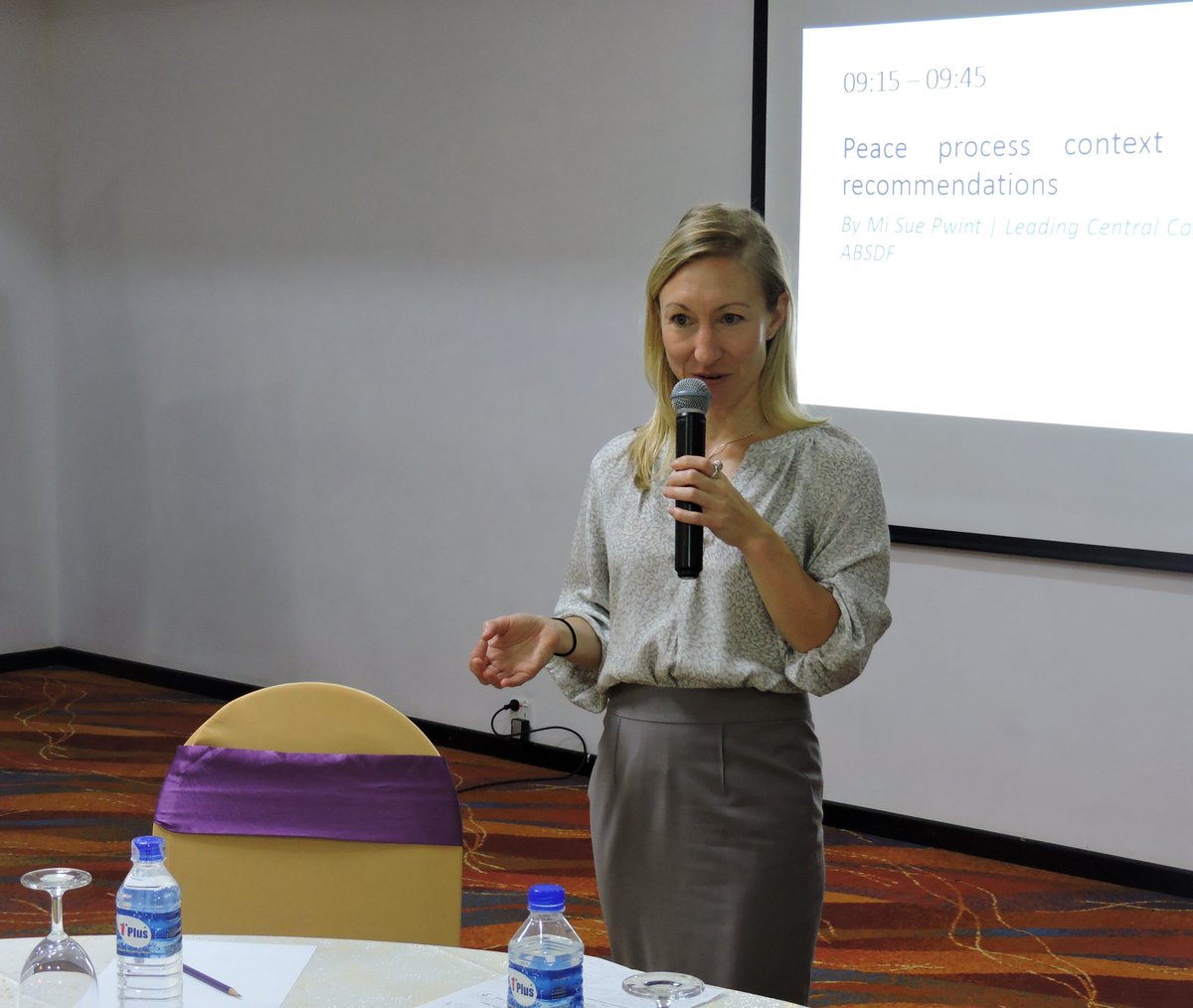 AGIPPMyanmar's tweet photo. AGIPP successfully held IO/INGO Coordination Meeting at Taw Win Garden Hotel on January 26, 2018. Twenty eight participants from 16 International and national organizations attended the meeting. https://t.co/sbBa3exceg