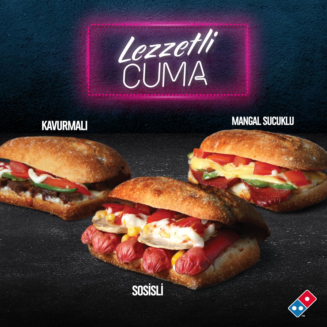 Domino�s Pizza TR on Twitter &quot;Ayın son Cuma’sı Domino’s ekmek arasıyla