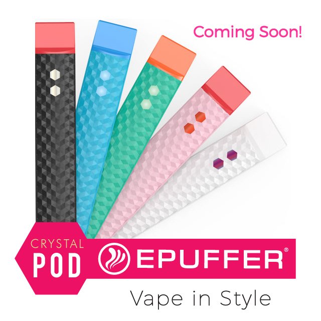 epuffers's tweet image. Introducing EPUFFER® Crystal POD Vaporizer. Vape your favorite oil in style! epuffer.com