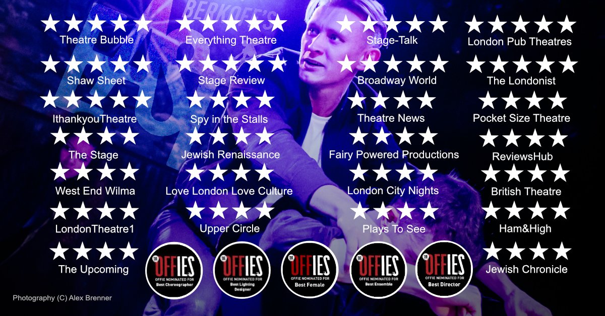 All performances for EAST <a href="/KingsHeadThtr/">King's Head Theatre</a> this week, incl. Sun matinee, now sold out. ONLY remaining tickets:
16🎟 left for 7pm Tues 30 Jan
6🎟 left for 7pm Wed 31 Jan
29🎟 left for 7pm Sat 3 Feb
And 🎟 for the EXTRA 3pm Sat matinee on 3 Feb 
tinyurl.com/BerkoffEast #BerkoffEAST