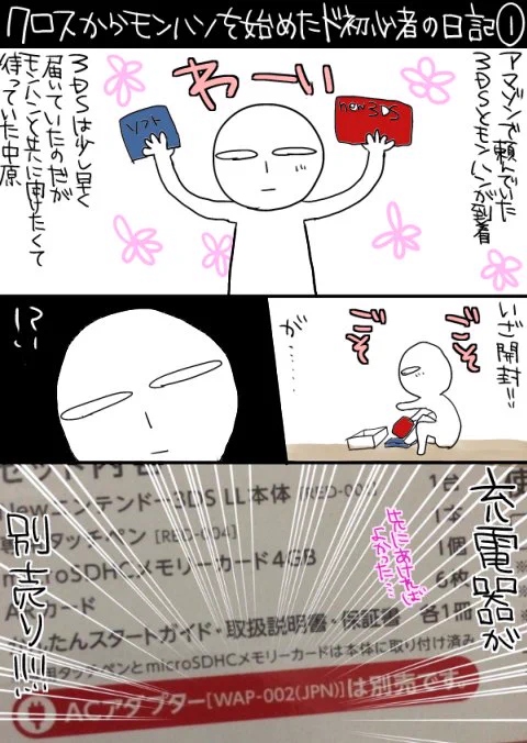 モンハンワールドが話題なので、クロスを始めた時の日記発掘してきました。あれはまだ私に黒目がなく服も着てなかった頃―― 