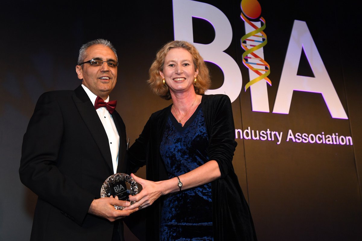 BIA_UK's tweet image. Congratulations to Harren Jhoti of Astex Pharmaceuticals on winning the BIA Lifetime Achievement Award at last night's Gala Dinner. See the full press release on our website bioindustry.org/news-listing/h…