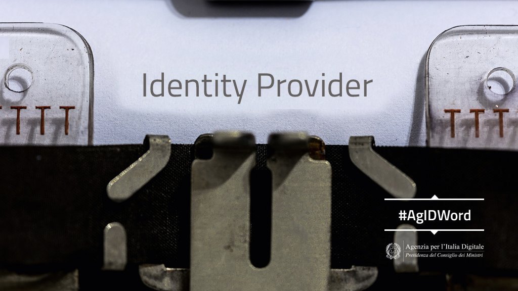 AgidGov's tweet photo. #AgIDWord | Gli Identity provider (IDP) sono i gestori dell’identità digitale accreditati da #AgID a cui i cittadini possono rivolgersi per ottenere il Sistema Pubblico di Identità Digitale #SPID

➡️Scopri come ottenere SPID su https://t.co/IPLJVOWXM1 #26gennaio #IDP https://t.co/BZAlHygUR9