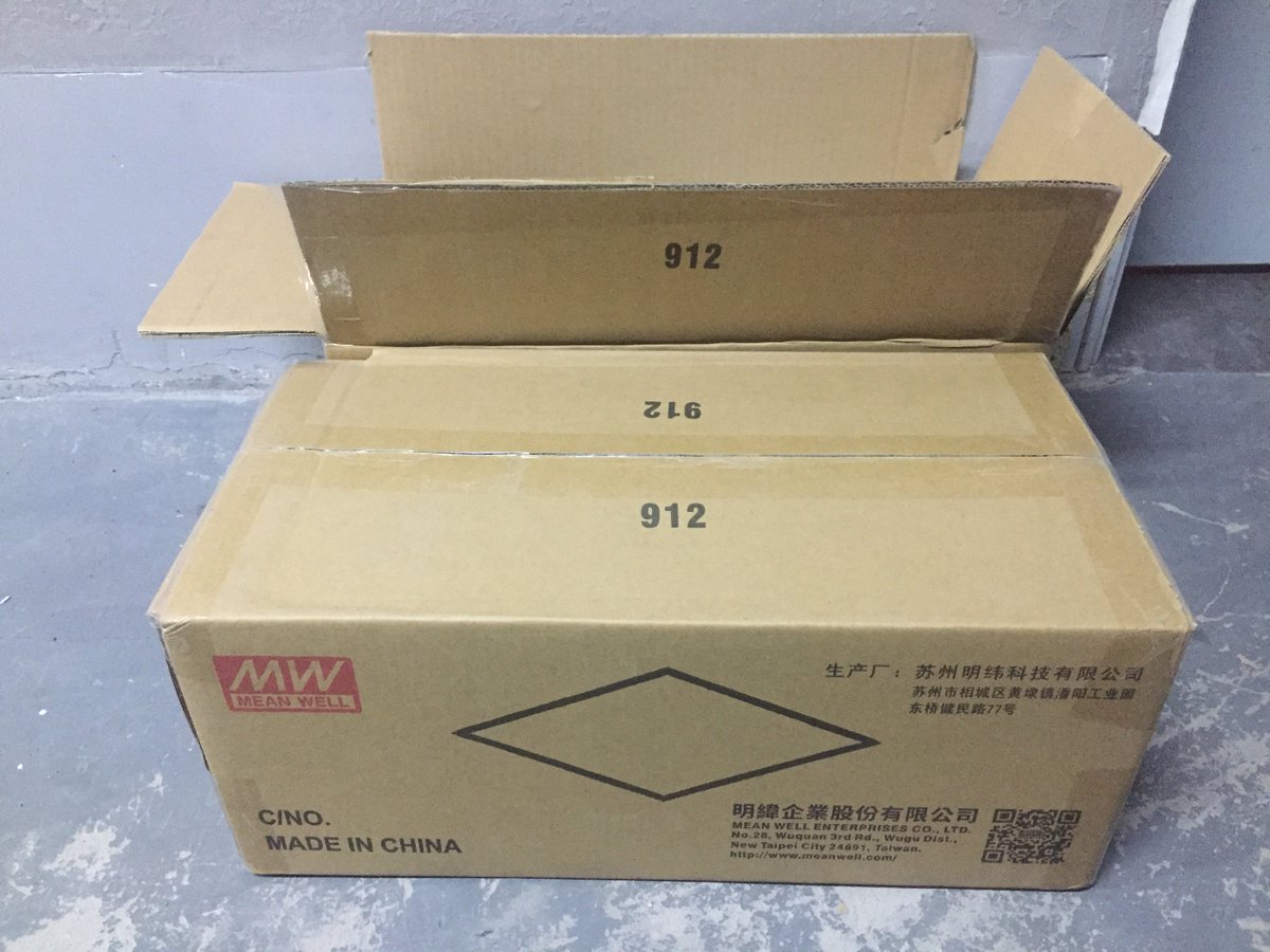 FreyaKulon's tweet photo. 200pcs #Meanwell DIN Rail #DR-15-24 power supply  prepared for my Cyprus customer.
https://t.co/qjbKfRa9Wd https://t.co/xXO5sqCEZd