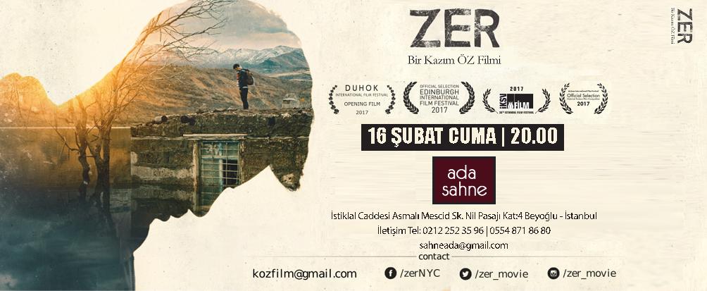 #Zer 16 Şubat Cuma günü saat: 20:00 de <a href="/AdaSahne/">Ada Sahne</a> ve <a href="/OnderBabatKM/">Önder Babat Kültür Merkezi</a> katkılarıyla #ÖnderBabatKültürMerkezi'nde gösterilecek. Yerinizi ayırtmayı unutmayın :)