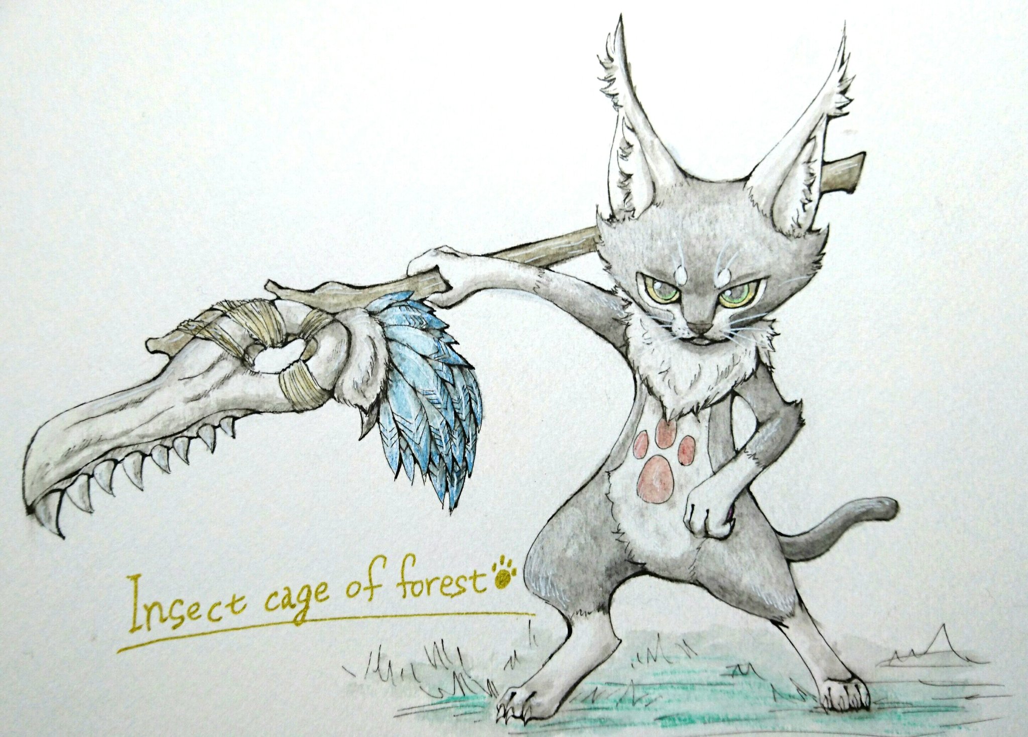猫マヨ モンハン今日来なかったのでテトルー描きました モンハンワールド テトルー T Co Poqvnchclv Twitter