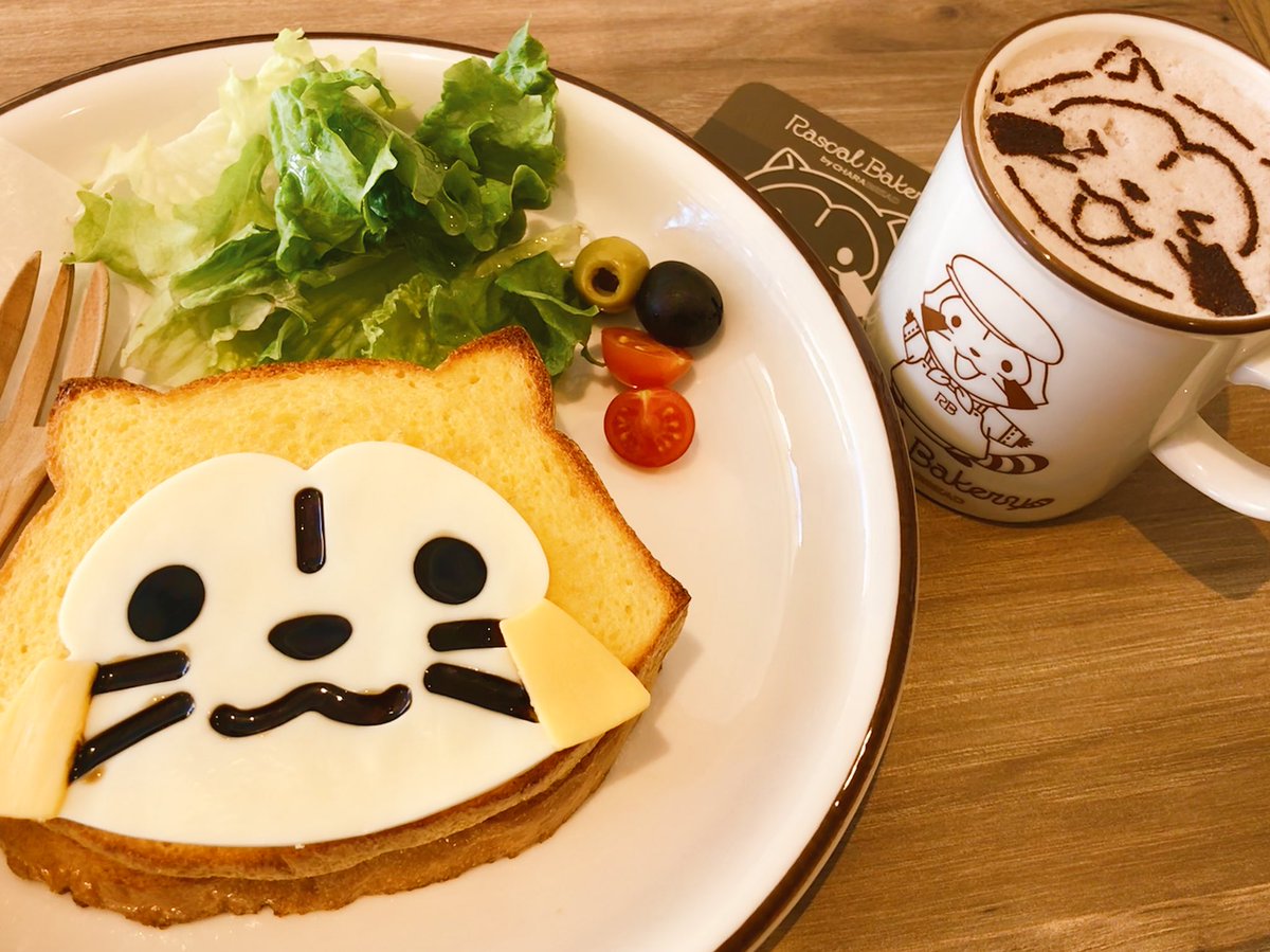 rrascal05's tweet image. ラスカルベーカリー♪
イートインで食べてたくさんのラスカルに癒されて来ましたぁ😍
ちなみに待ち時間なく入れました！
かわいすぎて美味しくて最高な時間だったミャ。笑
#ラスカル
#ラスカルベーカリー 
#吉祥寺