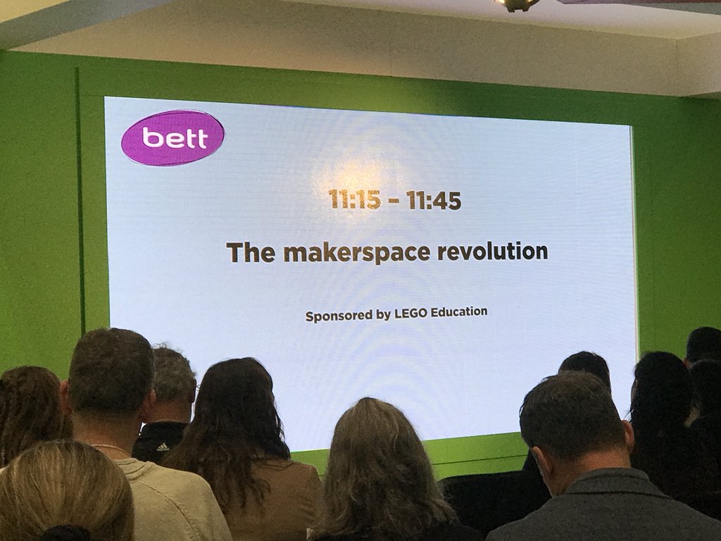 Un proyecto #Maker debe responder a una necesidad real que se presente a los estudiantes, les motive y comprometa en aprender algo que realmente necesitan #BettShow2018 #Makerspaces
