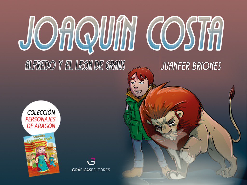 No te pierdas la presentación de hoy a las 19'30 de JOAQUÍN COSTA, Alfredo y León de Graus. Un cuento de ilustrado de <a href="/grafeditores/">Gráficas Editores</a> y Juanfer Briones.
Hoy a las 19,30 h, en el <a href="/museodbm/">MUSEO DIOCESANO BM</a> MUSEO DIOCESANO DE BARBASTRO.
¿Te lo vas a perder?
<a href="/StoneyRita/">Rita Piedrafita</a> #barbastro <a href="/librosbarbastro/">Librería Castillón</a>