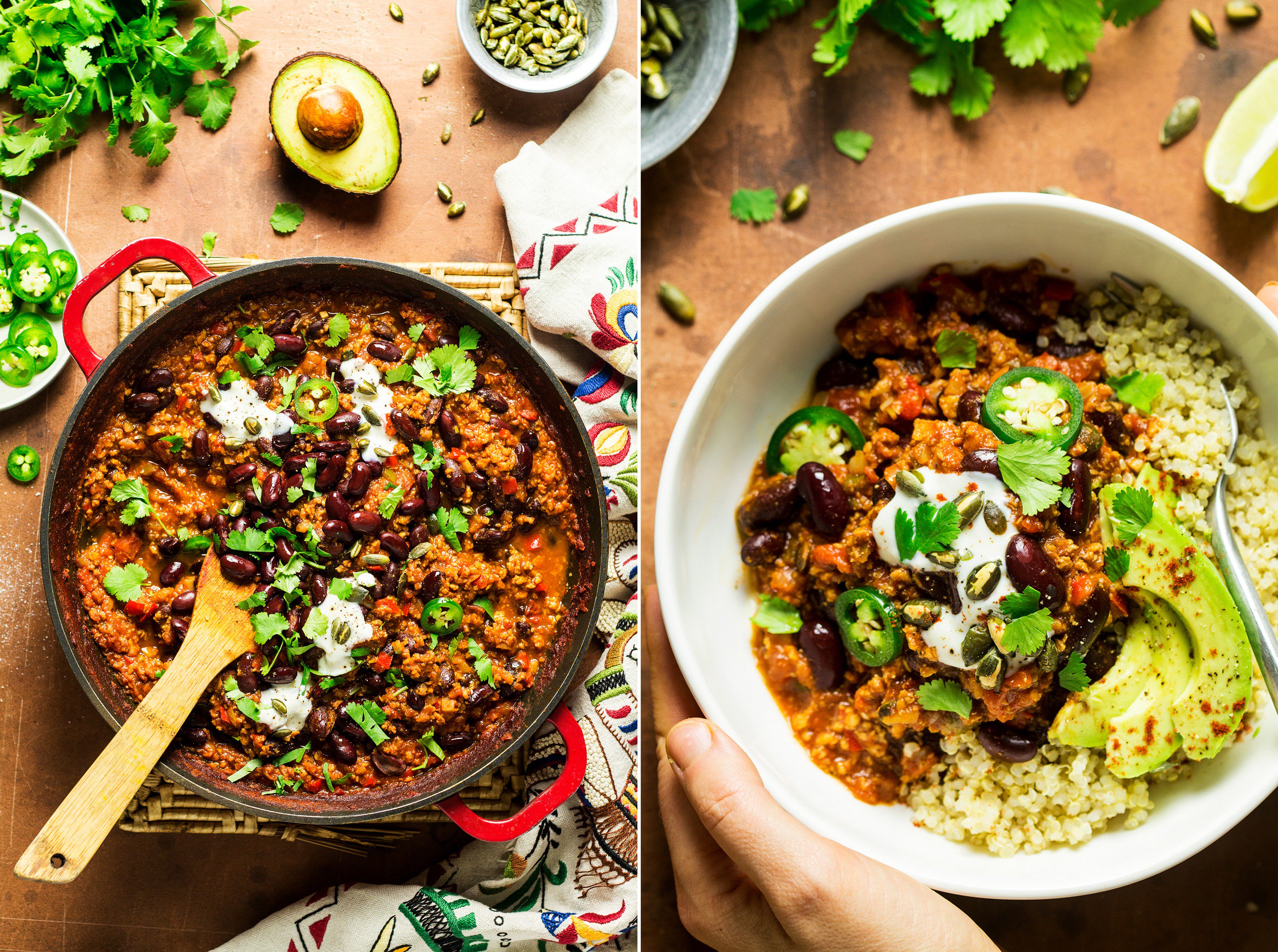 Vegan lunch bowl - Lazy Cat Kitchen