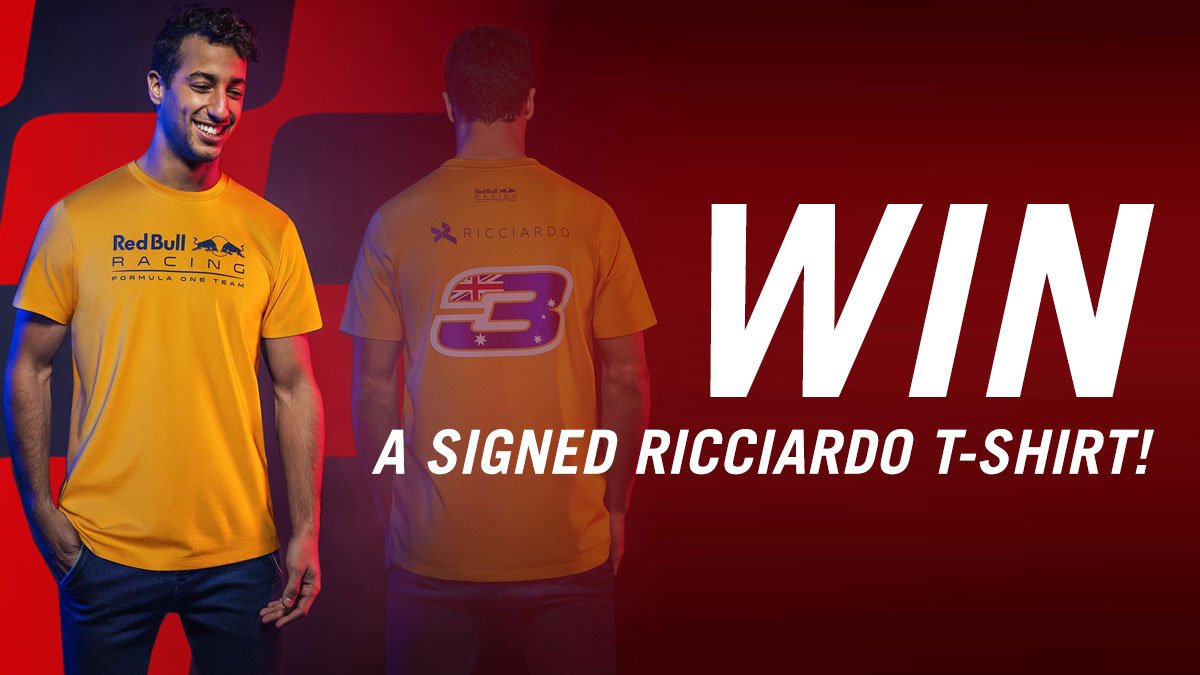fuelforfans's tweet photo. Happy #AustraliaDay🇦🇺! Win a signed @danielricciardo T-shirt!

To win simply be following us, and then like this post either on Facebook, Twitter or Instagram. Yes, that's it! The winner will be chosen at random from all entries on Mon 29th Jan. https://t.co/zMGMRW4riz https://t.co/AjDLui6V7V