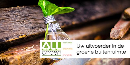 Allgroen bv heeft #duurzaamheid en maatschappelijk verantwoord ondernemen hoog in het vaandel staan. Door zo bewust mogelijk om te gaan met het #milieu, wil Allgroen bv uw partner zijn in de realisatie en het beheer van de duurzame groene buitenruimte: allgroenbv.nl/over-allgroen/…