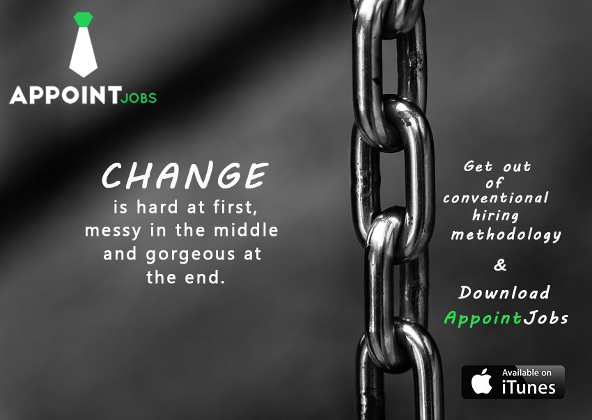 AppointJobss's tweet image. What is change? Dedicated to recruiters and head hunters!

#HireCandidate #Employee #ApplyJob #FindJob #UKJobs #Jobfair #jobnow #JobsUK #DreamJob #JobSearch #Hiring #WorkInUK #Recruiting #HiringNow #JobOpportunity #JobOpening #JobHunt #JobAdvice #ApplyForJob #Fridayevening