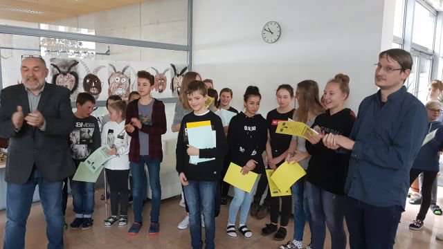 nmsneukirchen's tweet photo. All our students took part in the #BiberderInformatik" challenge 2017 , the Austrian version of the international #BEBRAS challenge of computational thinking. And guess what! 🙌We are proud to have a national winner at our school! 👏#nms #digitalegrundbildung #informatik https://t.co/Xb7bCkxfHe