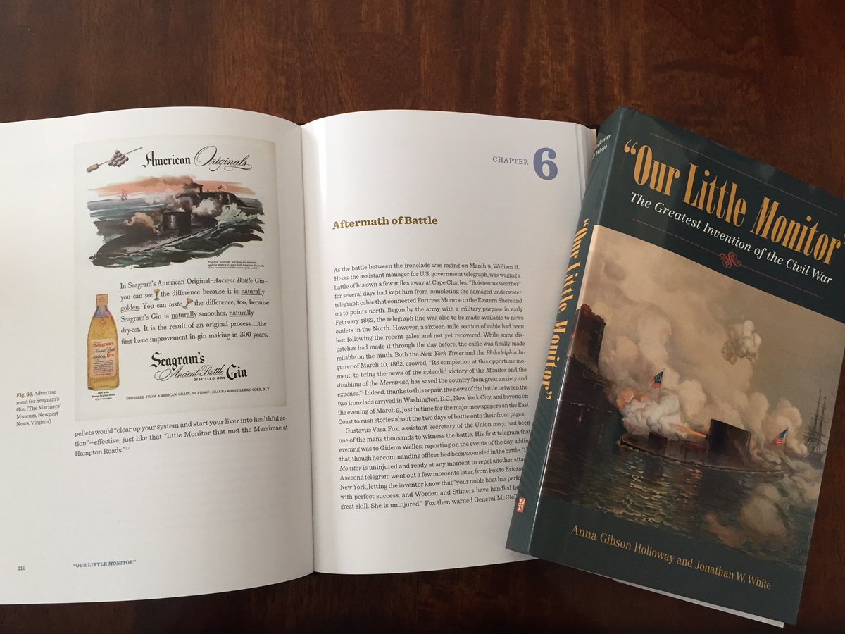 CivilWarJon's tweet image. Wow! @KentStateUPress has produced an astoundingly beautiful book! I bought mine at @vahistorical last night. 131 images, and the book is in full color. Thanks to @MarinersMuseum and @USSMonitorLab for their support. So proud of @monitorkitty. #OurLittleMonitor #CivilWar #USNavy