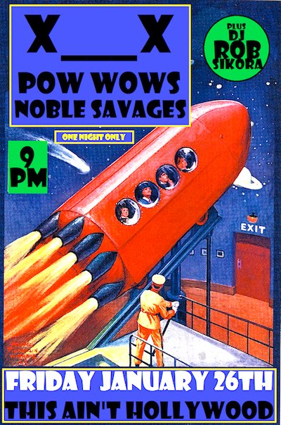 Don't miss Cleveland's X blank X with Toronto's <a href="/WeArePowWows/">Pow Wows</a>,  Noble Savages and DJ Rob Sikora at This Ain't Hollywood in #HamOnt! theperlichpost.blogspot.ca/2018/01/clevel…
