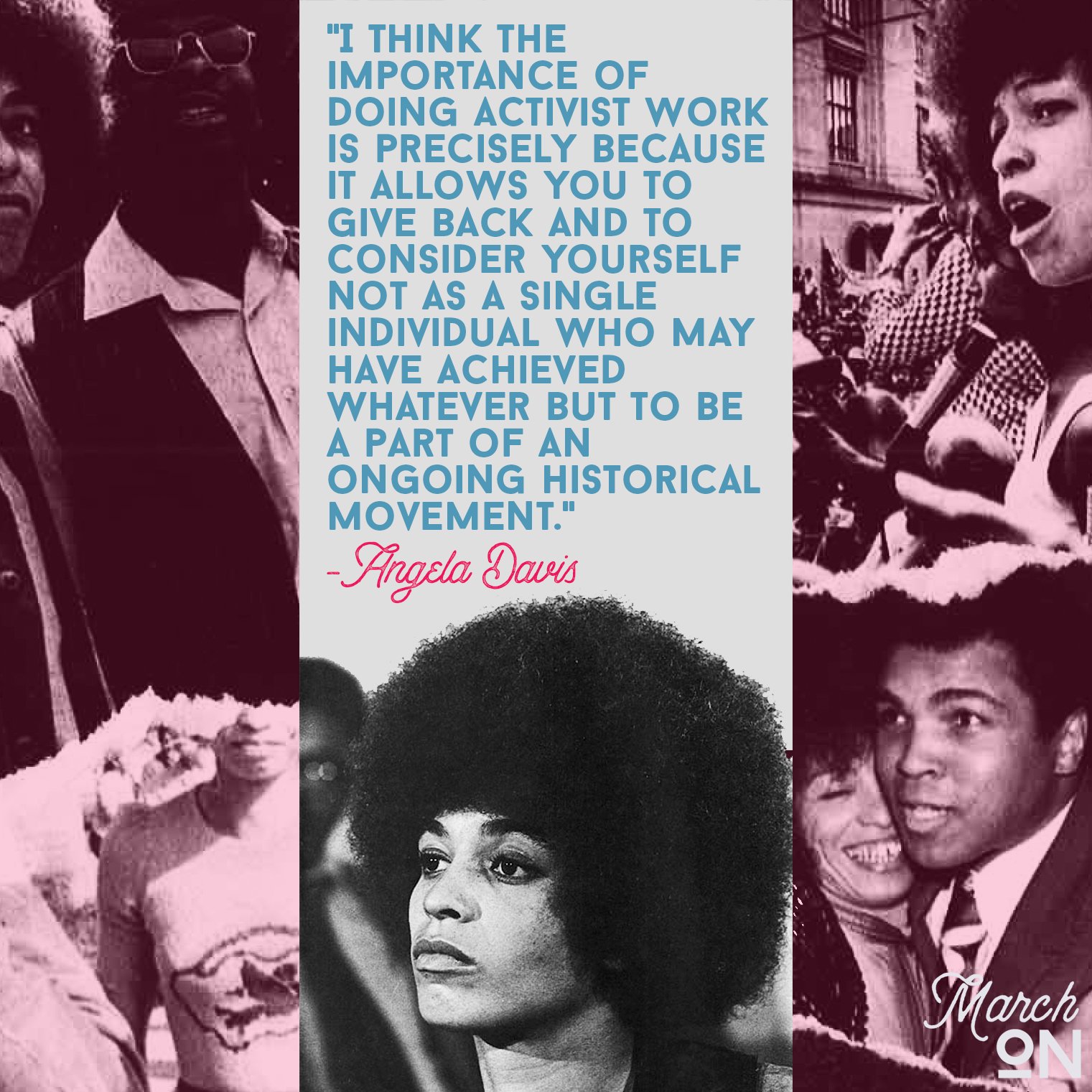 Happy birthday Angela Davis! Your activism continues to blaze trails and inspires all the work that we do! 