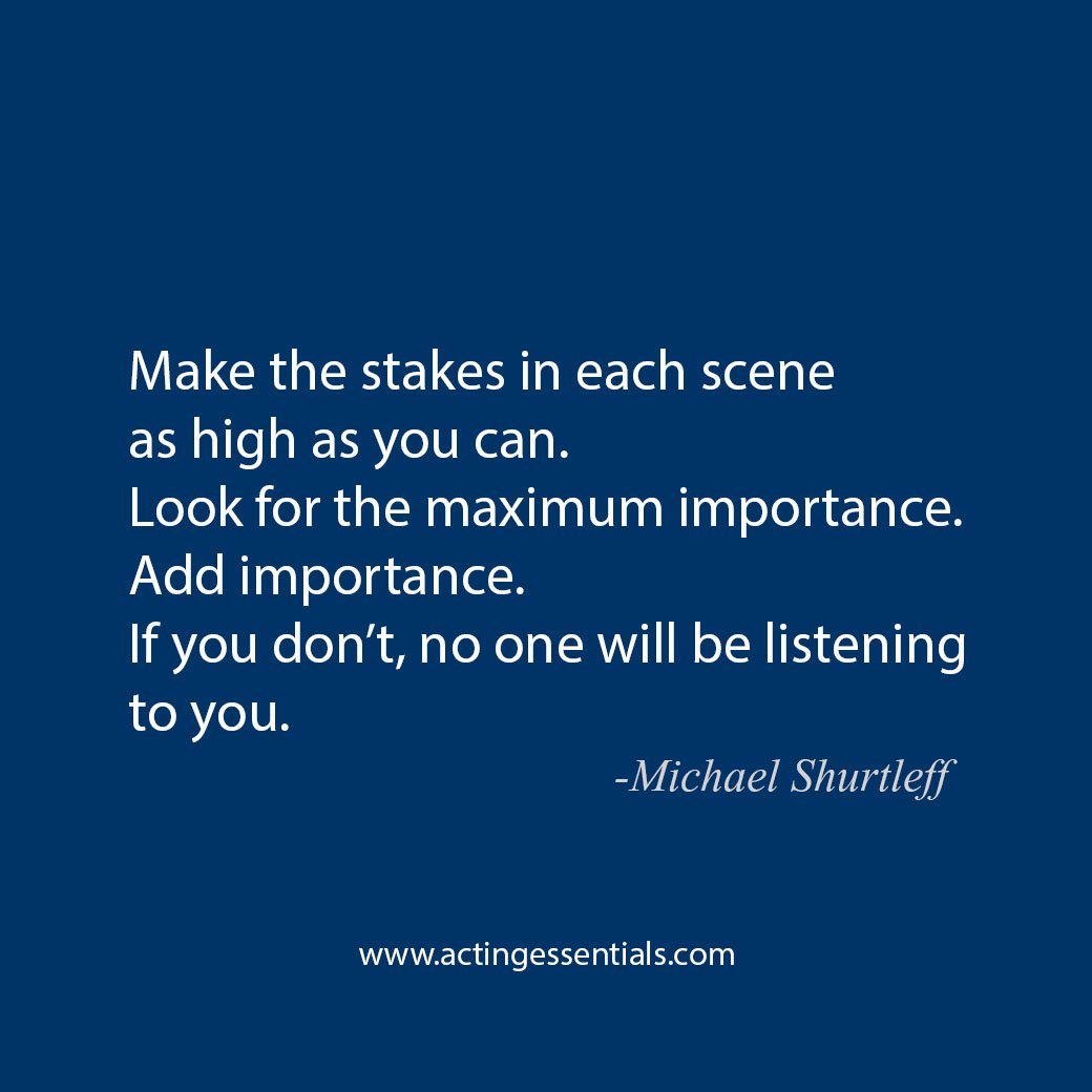 TOactingcoach's tweet photo. "Plays are written about the most important moments in people's lives,not about their everyday humdrumness. If they featured the humdrum, who would leave home to go see a play?" - From Michael Shurtleff's essential book 'Audition.'
#actingessentials #acting #toronto #coaching https://t.co/aFZoN5a1kW
