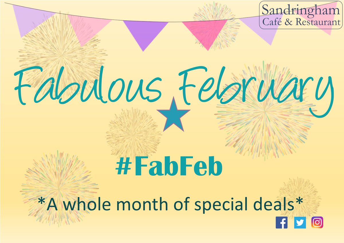 CafeSteward's tweet photo. Have you had enough of the miserable month of January? ... Well we are going to change that by making your February Fabulous! Keep an eye open on all our social media pages as we have a very exciting announcement to make on Monday 29th Jan! You are going to love it!⭐️ #FabFeb https://t.co/M600mx1W2L