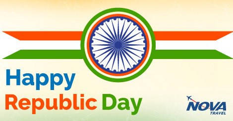 Nova_Travel's tweet photo. Happy #RepublicDay! https://t.co/X68SHnzuIm