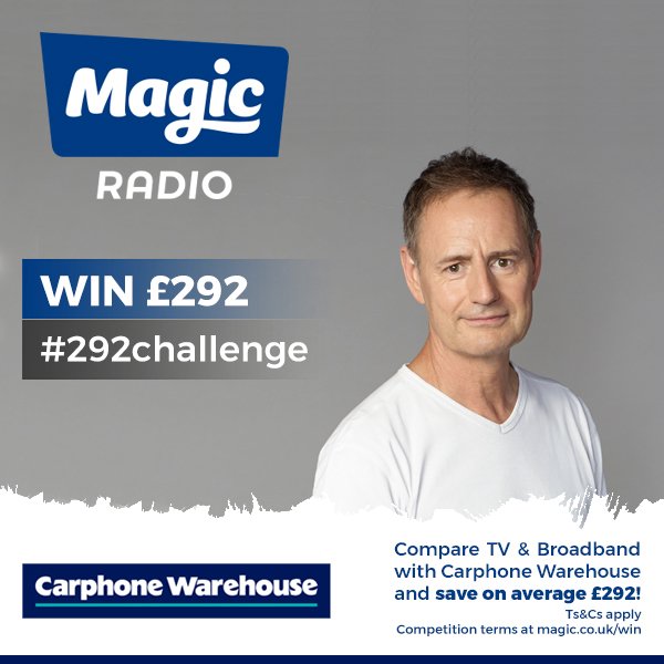 magicfm's tweet photo. Do you know an amazing fact? TELL US! You might even win £292 thanks to @CPWTweets. Use #292challenge and one of you will win. Make sure to impress us, now! #ad https://t.co/euUHLXyBdP