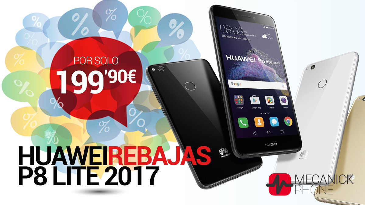 ToleMovilquick's tweet photo. Aprovecha las REBAJAS en SMARTPHONES de Mecanick Phone y #HUAWEI 

Comprar + Info >>> Huawei P8 Lite 2017 3 16GB Blanco o Negro 
https://t.co/w8P0C6q2B8 https://t.co/CxxH3AiWqI