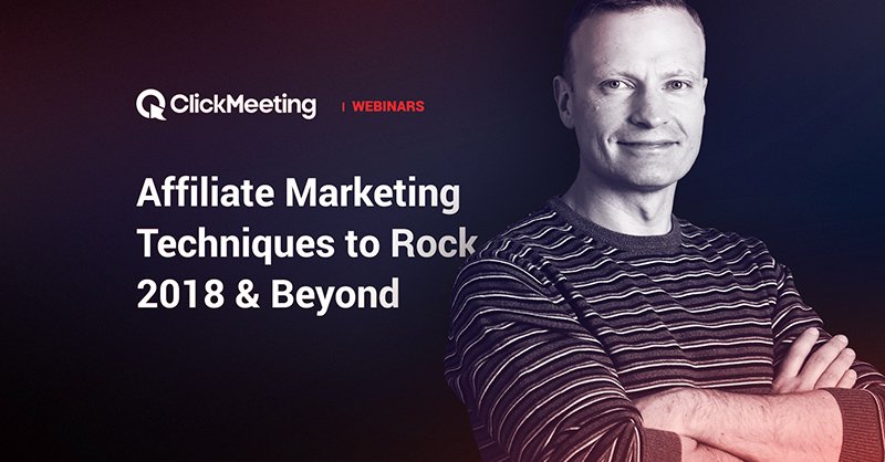 ePrussakov's tweet photo. If you're an affiliate (or want to become one), don't miss my "Affiliate Marketing Techniques to Rock 2018 &amp; Beyond" webinar (kindly sponsored by @ClickMeeting) on 02/13 at 12 pm ET. https://t.co/T9uewmkukn https://t.co/l2jUb5h697