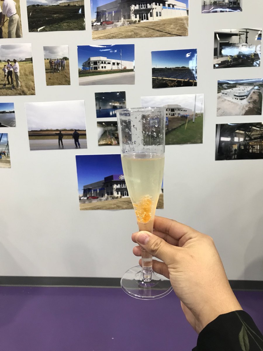 FTAsatx's tweet photo. Toasting to the hard work put in to the development of the Texas economy and the ability for international companies to invest in our area! Congratulations to Virc, LLC on an impressive facility! We wish you much success and BIENVENIDOS!  #InvestInTexas #NAFTAWorks https://t.co/jtZAE6rERV