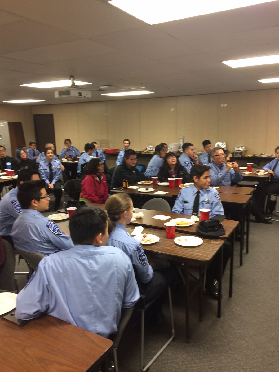 goSFPAL's tweet photo. Last night at the Academy; a room filled with lots of smiles and laughter as our Cadets came together for a potluck to celebrate some of their recent promotions. We could not be more proud, way to go! https://t.co/YIXTxnGUF4