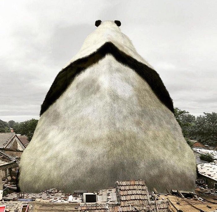KomeMarge's tweet photo. Giant animals in our cities by Liu Di| https://t.co/TweyjDXlRx | #digitalart #surreal #animals https://t.co/ZoaCLOkpy0