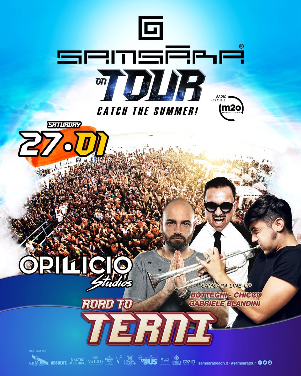 samsarabeach's tweet photo. Tutto pronto per domani:
•SAMSARA ON TOUR al P1 Club di Zurigo
•SAMSARA ON TOUR all' Opificio di Terni
•SAMSARA HOUSE al JAGUAR di Firenze
#solosamsara #samsaraontour https://t.co/TnkO3iDia6