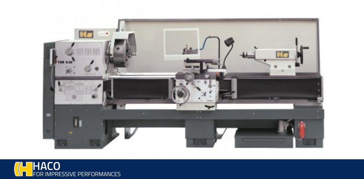 haco_com's tweet photo. The #FAT conventional #Lathes are known for their efficient #machining of workpieces, in both serial and unit production. Highly accurate finishing and roughing of various types of metals and plastics. Discover the lathes: https://t.co/EQ65zXJ1nj https://t.co/Hx34OEEdja