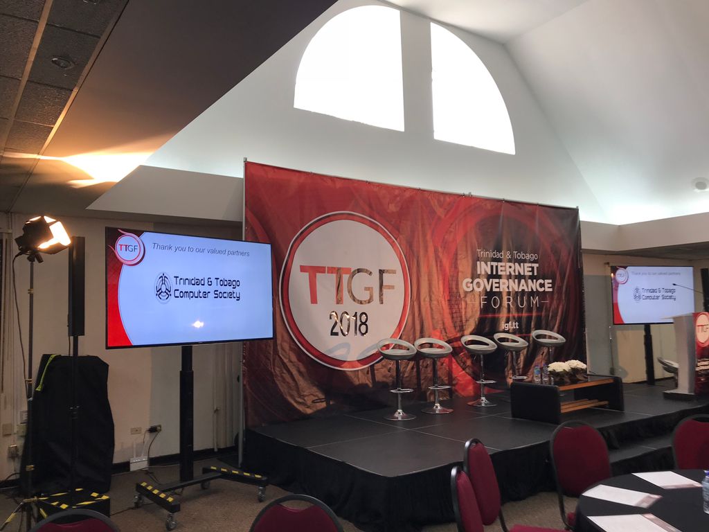 ttcs's tweet photo. Trinidad and Tobago Internet Governance Forum #ttigf - watch the livestream at https://t.co/4Mue8iKfXq https://t.co/3ekEclNc2d