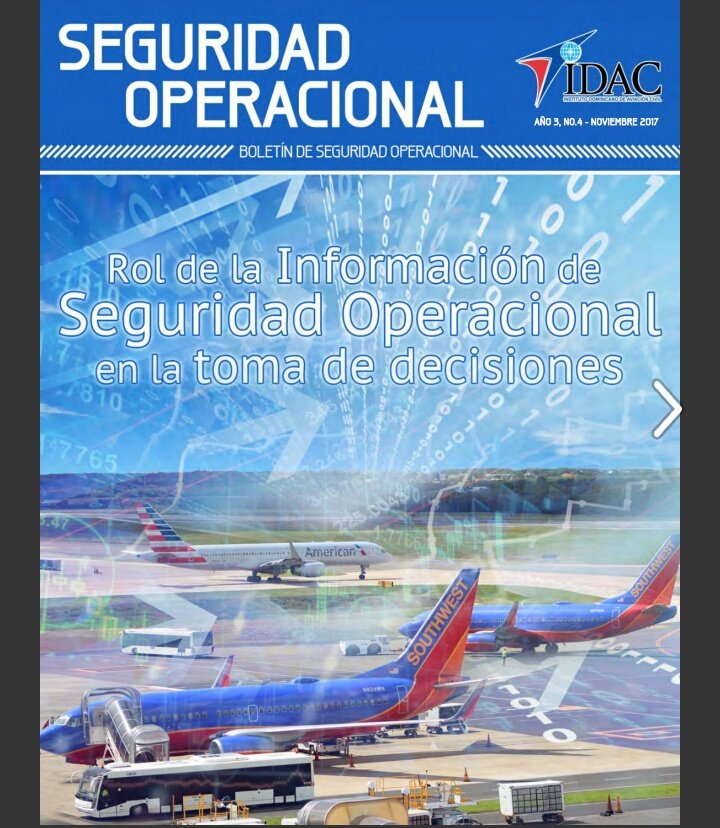 IDAC_RD's tweet photo. Puedes ver en formato digital la 4ta Edición del Boletín de Seguridad Operacional del IDAC. https://t.co/1VRnR7b5by @IDAC_SO https://t.co/zNotOPwA0H