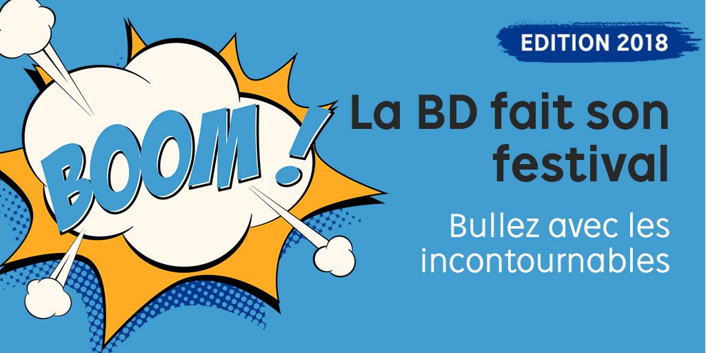 RakutenFrance's tweet photo. #FIBD2018 

La BD fait son festival sur PriceMinister-Rakuten ! Retrouvez une sélection de bandes dessinées incontournables !

C'est aussi l'occasion de relancer le concours #1Blog1BD : rendez-vous sur la page pour plus d'informations.

https://t.co/GmHHJKRV2b https://t.co/5AX1pdFonE