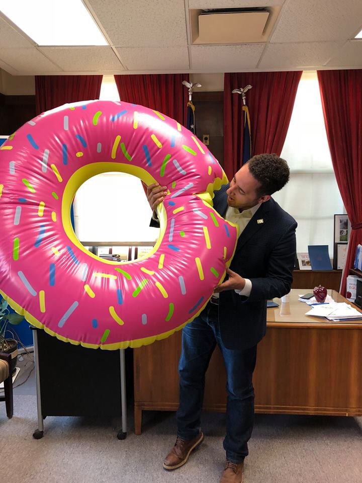 Challenge Workforce (@challengews) on Twitter photo Yes, that’s Ithaca Mayor <a href="/SvanteMyrick/">Svante Myrick</a> holding an inflatable doughnut.
And yes, you have one week left to order doughnuts during our <a href="/krispykreme/">Krispy Kreme</a> fundraiser to support <a href="/ChallengeWS/">Challenge Workforce</a> and our program participants.
app.donorview.com/vvkx Yes, that’s Ithaca Mayor <a href="/SvanteMyrick/">Svante Myrick</a> holding an inflatable doughnut.
And yes, you have one week left to order doughnuts during our <a href="/krispykreme/">Krispy Kreme</a> fundraiser to support <a href="/ChallengeWS/">Challenge Workforce</a> and our program participants.
app.donorview.com/vvkx