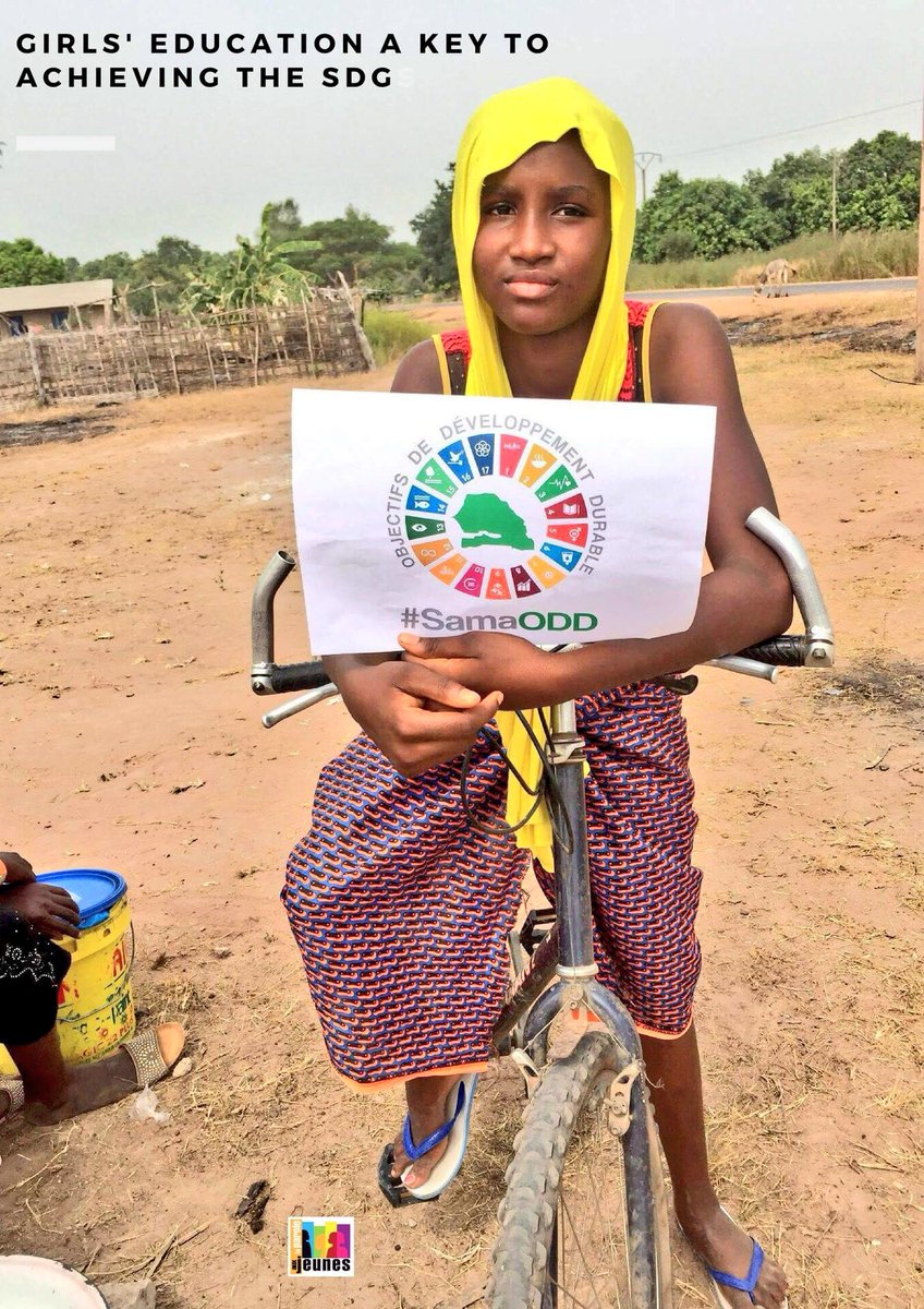 Paroleaujeunes's tweet photo. #SamaODD Girls education a key to achieving the SDGs  #Youth2030  #WEF18 #sdgs @JustinTrudeau @Malala @CanEmbSenegal @UNFPA @UNFPA_WCARO @mabinguengom1 @ffmuskoka @MarieSoulie_ https://t.co/bQM8KGBDBP