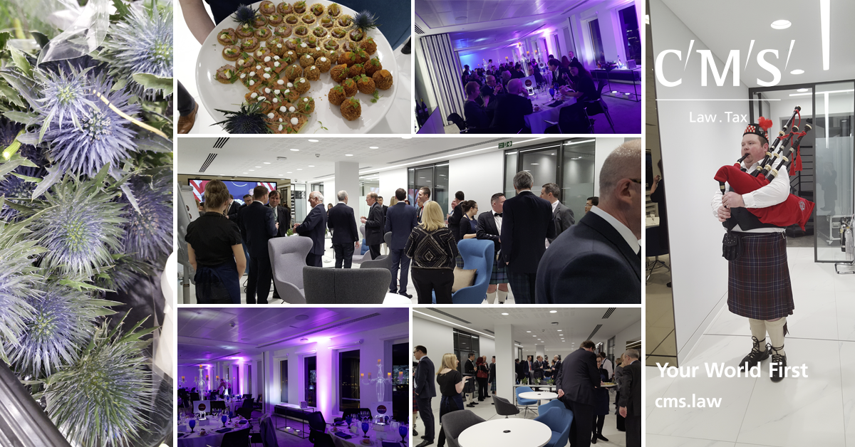 CMS_Scotland's tweet photo. Last night our planning and environment team welcomed clients and colleagues to our newly refurbished Edinburgh boardrooms to celebrate Burns Night. https://t.co/T1Sq3SpEn9