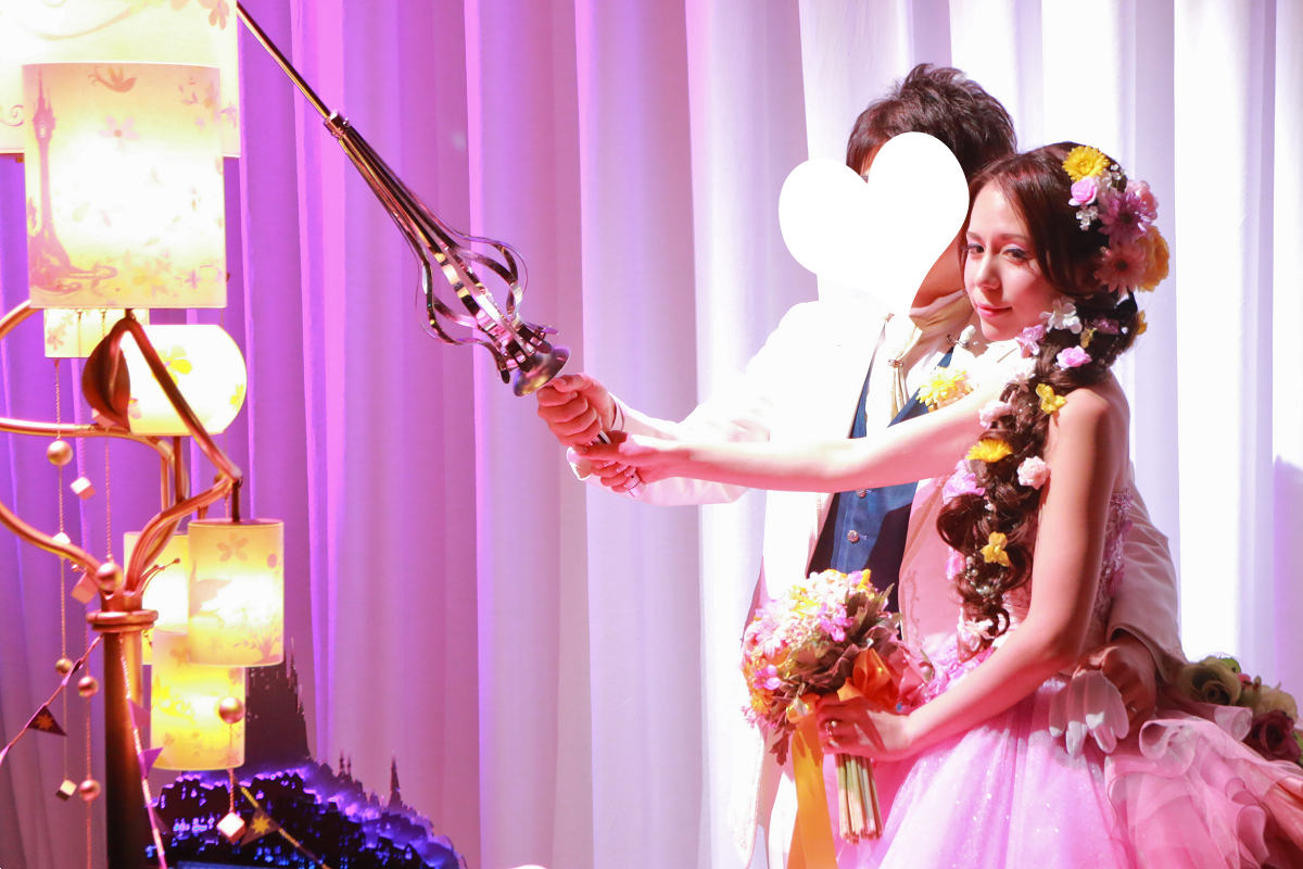さおり W F Cdと披露宴はラプンツェル タカミブライダルの ラベンダーアネシュカ です Cdは条件に合う候補がそもそも少なくて迷わなかった 笑 ブーケ ブートニア 髪飾りは持ち込みで ミルフルールさん T Co Ivoz8e4hxu でのオーダー